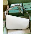 Borse Replica a tracolla Gucci Horsebit 1955 764155 Bianca