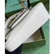 Borse Replica a tracolla Gucci Horsebit 1955 764155 Bianca