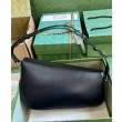 Replica Perfetta a tracolla Gucci Horsebit 1955 764155 Nera
