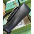 Replica Perfetta a tracolla Gucci Horsebit 1955 764155 Nera