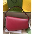 Borsa a tracolla Gucci Horsebit 1955 764155 Rossa