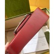 Borsa a tracolla Gucci Horsebit 1955 764155 Rossa