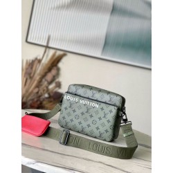 Replica Perfetta a tracolla LV Trio Monogram Verde M23783