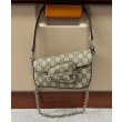 Borse Firmate Replica a tracolla mini Gucci Horsebit 1955 774209 Caffè