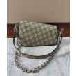 Borse Firmate Replica a tracolla mini Gucci Horsebit 1955 774209 Caffè