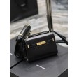 Borsa a tracolla mini YSL Saint Laurent Manhattan nera
