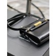Borsa a tracolla mini YSL Saint Laurent Manhattan nera
