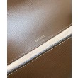 Borsa a tracolla piccola Gucci Horsebit 1955 735178 Caffè