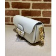 Borse Replica a tracolla piccola Gucci Horsebit 1955 735178 Crema