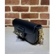 Replica Perfetta a tracolla piccola Gucci Horsebit 1955 735178 Nera