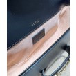 Replica Perfetta a tracolla piccola Gucci Horsebit 1955 735178 Nera