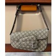 Imitazioni borse griffate a tracolla piccola Gucci Horsebit 1955 764155 Caffè
