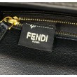 Borse Replica Baguette Media Fendi 8BR600 Coccodrillo Nero