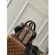 Borsa Replica 1:1 da uomo LV Nano Porte Documents Voyage M82770 Monogram Macassar