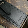 Borsa Replica 1:1 da uomo LV Nano Porte Documents Voyage M82770 Monogram Macassar