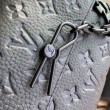 Borsa da uomo LV Steamer Messenger M23742 Monogram Taurillon Nero