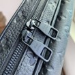 Borsa da uomo LV Steamer Messenger M23742 Monogram Taurillon Nero