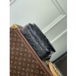 Borsa da uomo LV Steamer Messenger M23742 Monogram Taurillon Nero