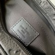 Borsa da uomo LV Steamer Messenger M23742 Monogram Taurillon Nero