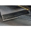 Borse Imitazioni Fendi Baguette Media Nappa Nera con cinturino lettering FENDI in metallo 8BR822