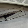 Borse Replica Fendi Media Baguette Jacquard FF in tessuto 8BR600 Verde Chiaro