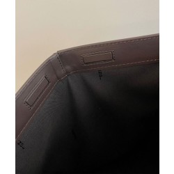 Borsa grande Fendi Origami 8BH415 Caffè scuro