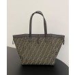 Borsa grande Fendi Origami 8BH415 Caffè scuro
