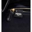 Borsa in tela Fendi Baguette media FF 8BR600 Nera