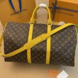 Borsa LV Keepall Bandouliere 50 Monogram Macassar M46771