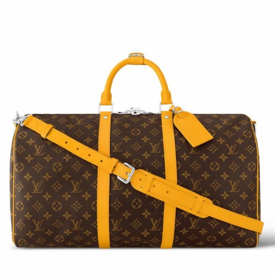 Borsa LV Keepall Bandouliere 50 Monogram Macassar M46771
