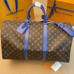 Borsa LV Keepall Bandouliere 50 Monogram Macassar M46772