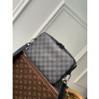 Borse Replica LV Steamer Messenger da uomo M46795 Monogram Eclipse
