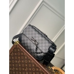 Borse Replica LV Steamer Messenger da uomo M46795 Monogram Eclipse