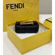 Borsa mini Fendi Nano Baguette FF in tela Nera Borsa mini Fendi Nano Baguette FF in tela Nera