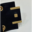 Borsa mini Fendi Nano Baguette FF in tela Nera Borsa mini Fendi Nano Baguette FF in tela Nera