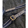 Borse Imitazioni tote Christian Dior piccola Dior Book Ricami Dior Oblique blu scuro e pelle di vitello