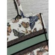Borse Replica Alta Qualità tote Dior Medium Book Toile de Jouy Mexico Ricamo Bianco