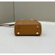 Borsa Replica 1:1 tote Fendi Mini Sunshine Shopper Marrone