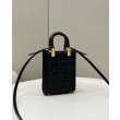 Borsa tote Fendi Mini Sunshine Shopper Nera