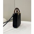 Borsa tote Fendi Mini Sunshine Shopper Nera