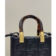 Borsa tote Fendi Mini Sunshine Shopper Nera