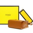 Borse Firmate Replica tote Fendi Sunshine piccola shopper Marrone