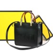 Borsa tote Fendi Sunshine piccola shopper nera