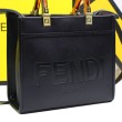 Borsa tote Fendi Sunshine piccola shopper nera