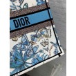 Replica Perfetta tote grande per libri Dior Toile de Jouy Mexico ricamo bianco/blu