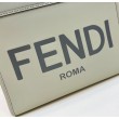 Replica Perfetta tote media Fendi Sunshine verde chiaro