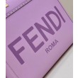 Borsa tote media Fendi Sunshine viola