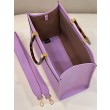 Borsa tote media Fendi Sunshine viola