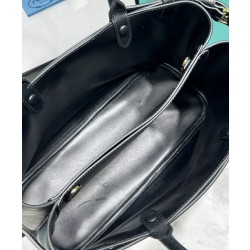 Borse Imitazioni tote media Prada con cintura 1BA417 nera