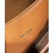 Borse Firmate Replica tote piccola Prada con cintura 1BA418 Caffè
